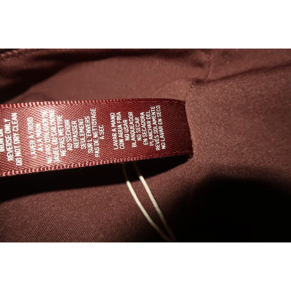 New Skims Brown Faux Leather Wide Leg Leather Pants Size XL Pull On *Imperfect - Picture 13 of 15